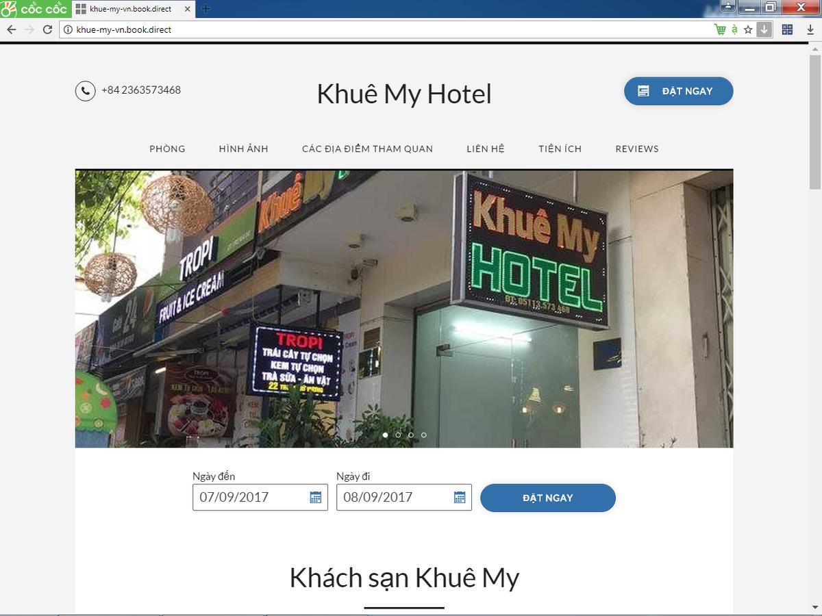 Khue My Hotel Đà Nẵng Kültér fotó